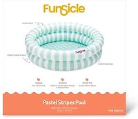 Funsicle Pastel Stripes 4 ft Inflatable Pool