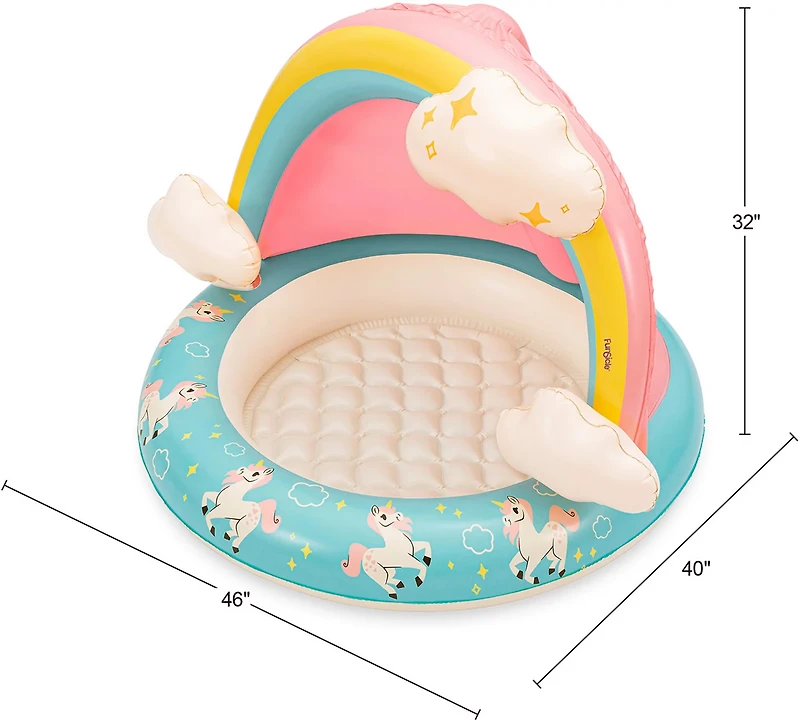 Funsicle Rainbow Magic Shaded Pool