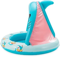 Funsicle Smiley Shark 3.3 ft Inflatable Shaded Pool