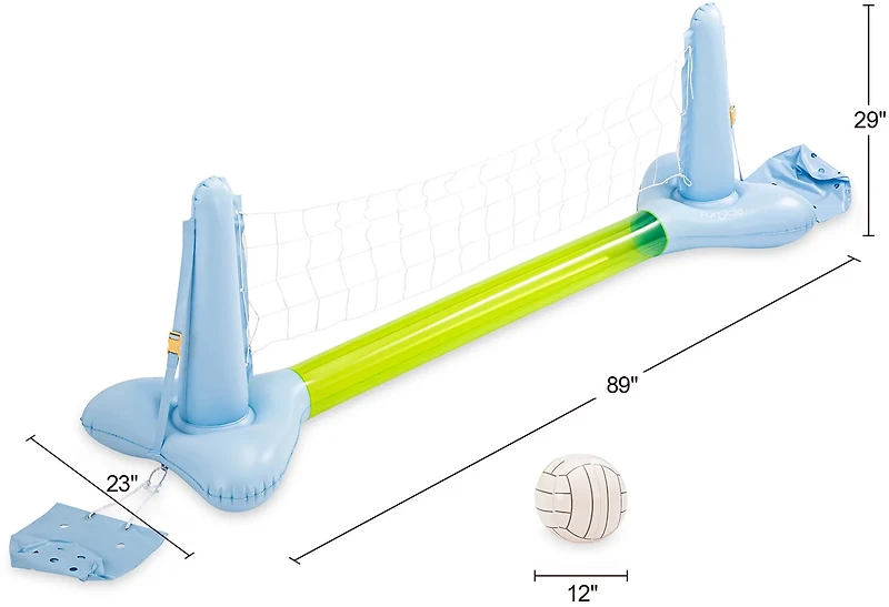 Funsicle 7 ft Floating Volleyball Set