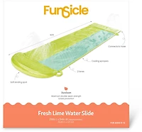 Funsicle Fresh Lime 2-Lane 18 ft Water Slide