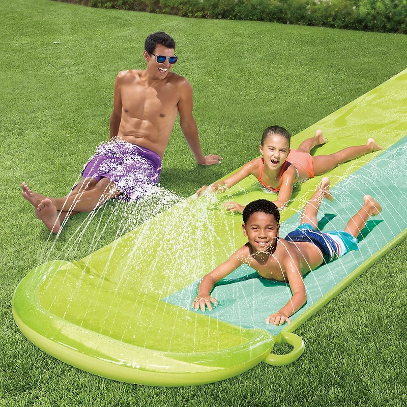 Funsicle Fresh Lime 2-Lane 18 ft Water Slide