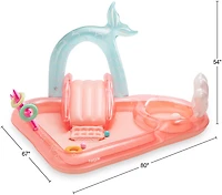 Funsicle Mermaid Dream Playcenter 6.6 ft Inflatable Pool