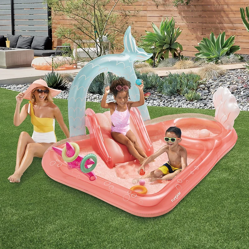 Funsicle Mermaid Dream Playcenter 6.6 ft Inflatable Pool
