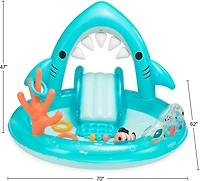 Funsicle Shark Jaws Playcenter 5.8 ft Inflatable Pool