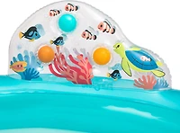 Funsicle Shark Jaws Playcenter 5.8 ft Inflatable Pool