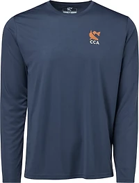 CCA Men's Keepin' It Coastal Fishing Rods Long Sleeve Performance T-shirt