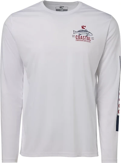 CCA Men's Fish Tail Long Sleeve Performance T-shirt