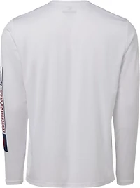 CCA Men's Fish Tail Long Sleeve Performance T-shirt