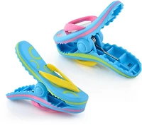 O2 COOL Boca Clip® Hibiscus Flip Flop 2-Pack