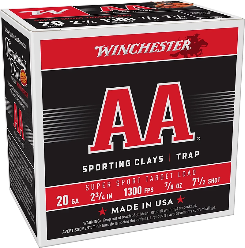 Winchester AA 20 Gauge Target Loads