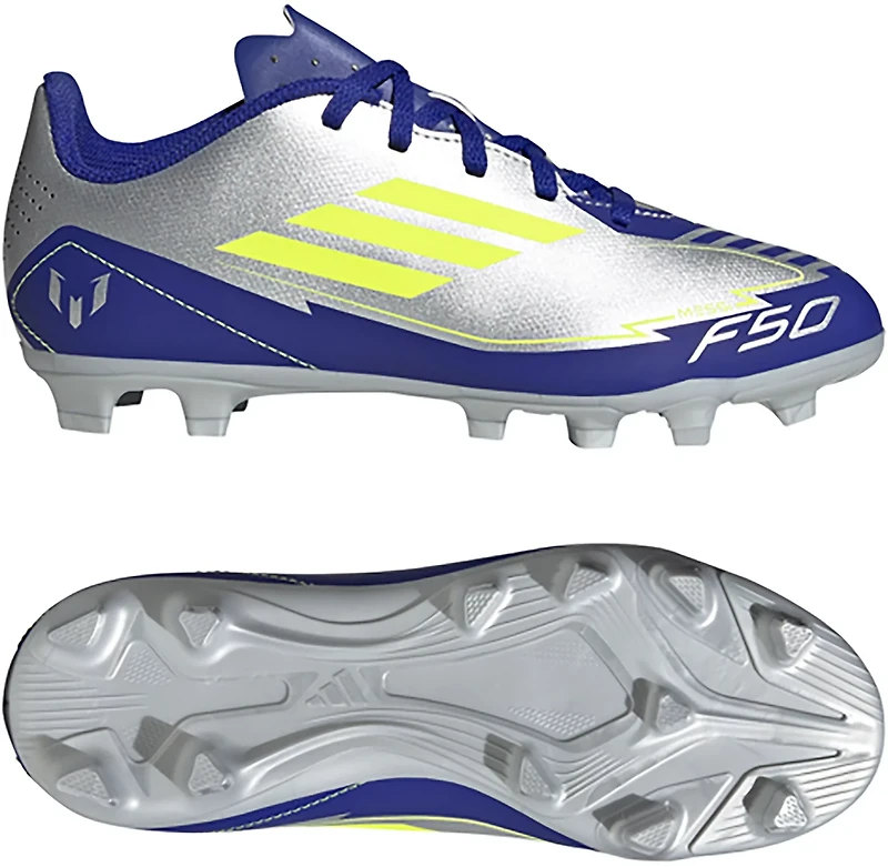 adidas Kids F50 Club Firm Ground Messi Soccer Cleats