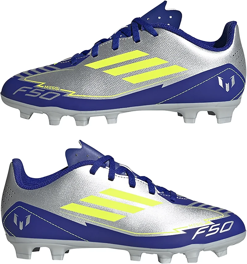 adidas Kids F50 Club Firm Ground Messi Soccer Cleats