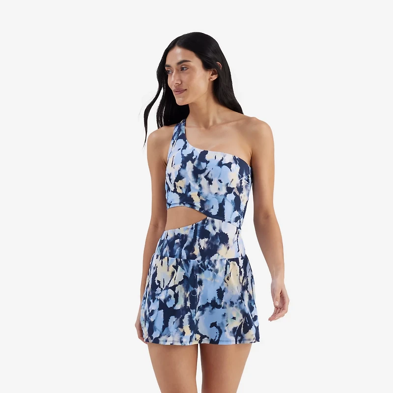 Freely Women's Wild Spots Asymetrical Swimdress