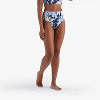 Freely Women's Wild Spots Banded High Waist Swim Briefs
