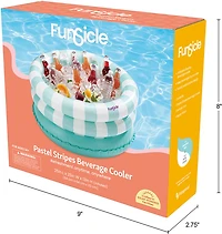 Funsicle Pastel Stripes Beverage Cooler