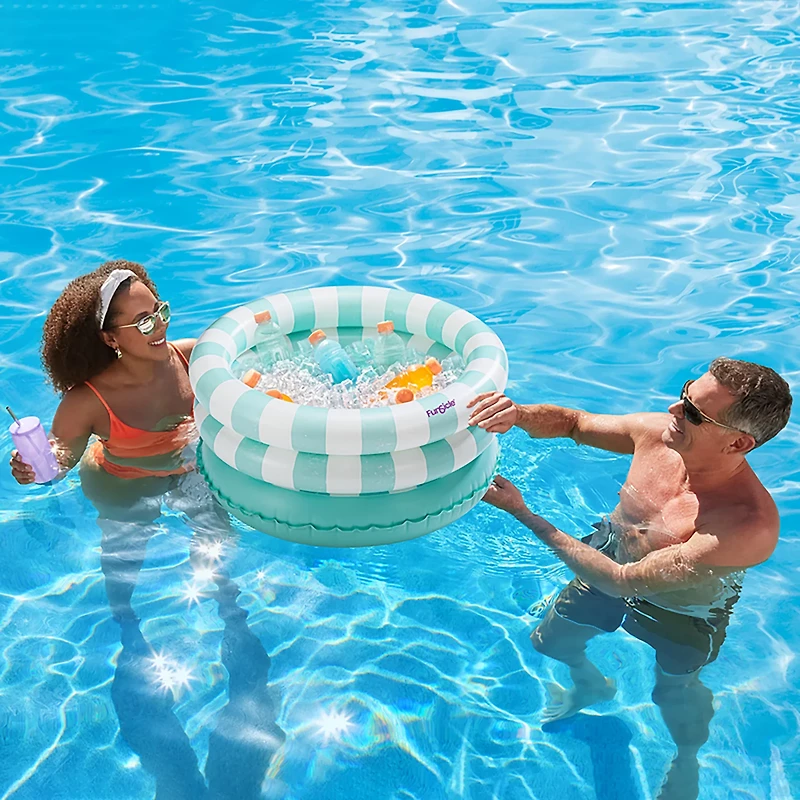 Funsicle Pastel Stripes Beverage Cooler