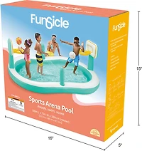 Funsicle Sports Arena 9.8 ft Inflatable Pool
