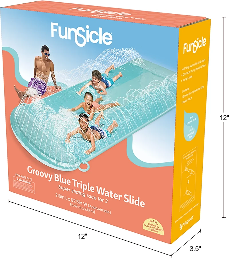 Funsicle 18 ft Triple Water Slide
