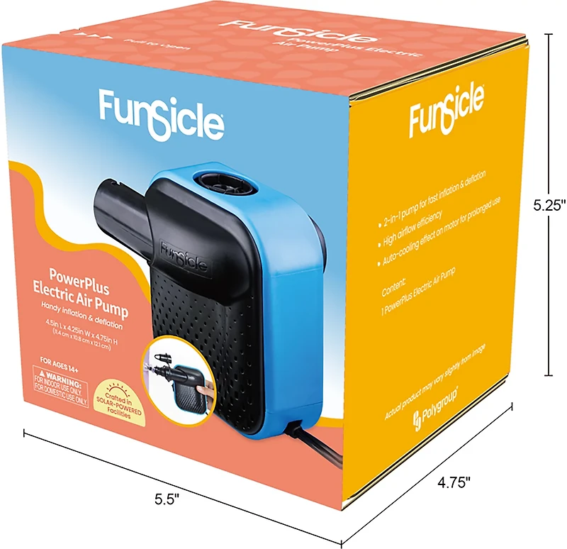 Funsicle PowerPlus Electric Air Pump
