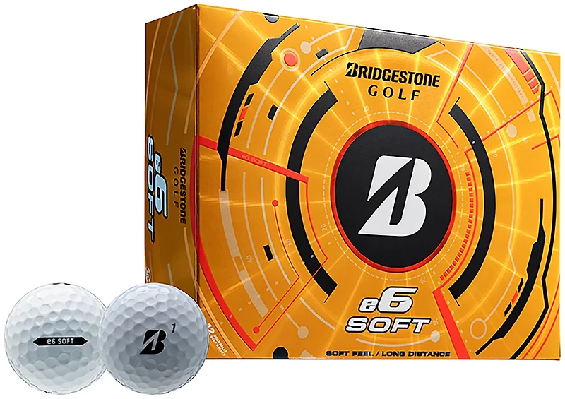 Bridgestone Golf E6 Soft Balls 12-Pack