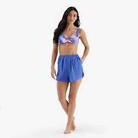 Freely Women's Solid Pull-On Cover Up Swim Shorts