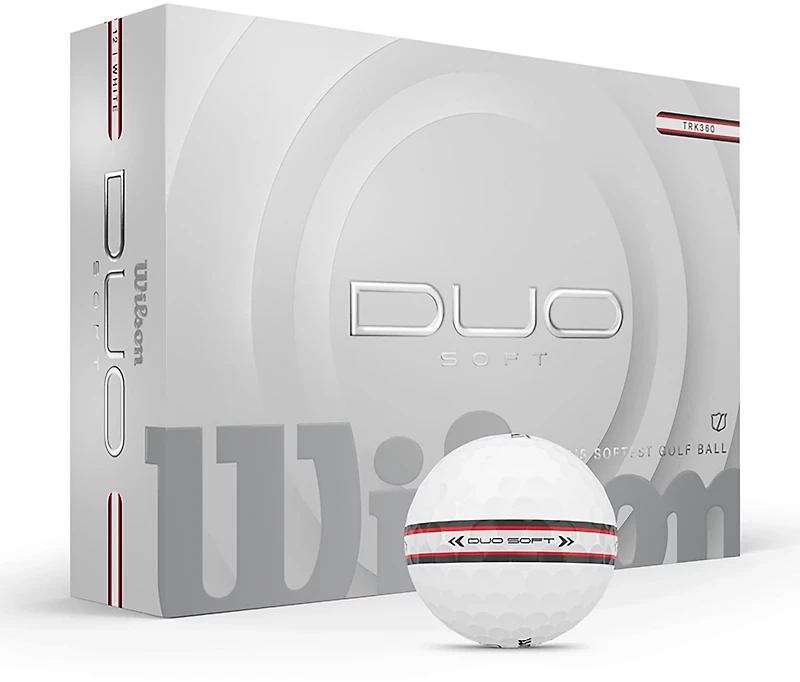 Wilson Duo Soft Stripe Golf Balls 12-Pack