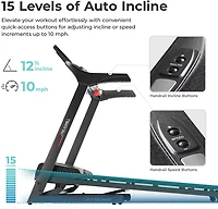 Sunny Health & Fitness Energy Flex Motorized Treadmill