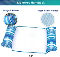 Aqua-Leisure 4-in-1 Monterey Striped Pool Hammock
