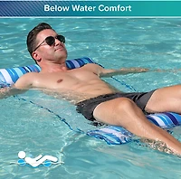Aqua-Leisure 4-in-1 Monterey Striped Pool Hammock