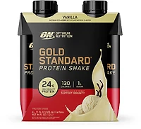 Optimum Nutrition Gold Standard RTD Chocolate Protein Drinks 4-Pack