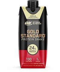 Optimum Nutrition Gold Standard RTD Chocolate Protein Drinks 4-Pack