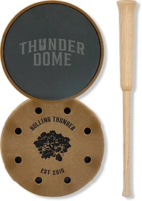 Rolling Thunder Thunderdome Slate Pot Call with Hickory Striker