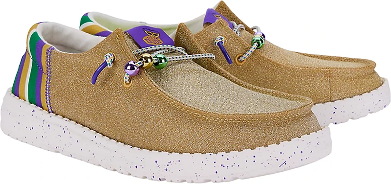 HEYDUDE Women's Wendy Mardi Gras Slip-On Shoes