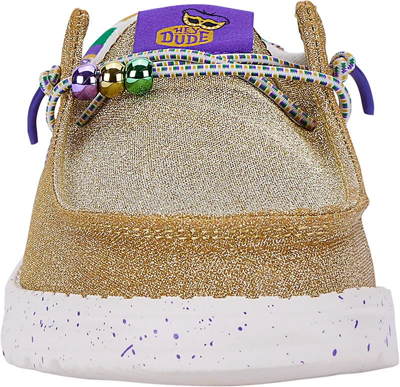 HEYDUDE Women's Wendy Mardi Gras Slip-On Shoes