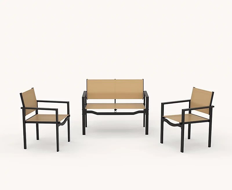 Mosaic Livingston 4-Piece Sling Conversation Set