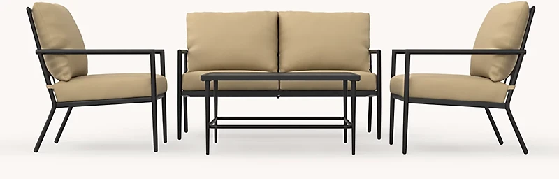 Mosaic Livingston 4-Piece Garden Conversation Set