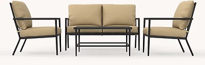 Mosaic Livingston 4-Piece Garden Conversation Set