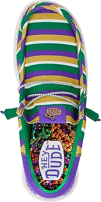 HEYDUDE Men's Wally Mardi Gras Shoes
