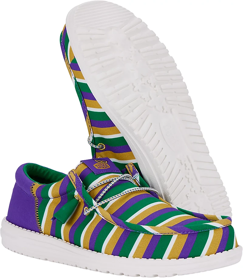 HEYDUDE Men's Wally Mardi Gras Shoes