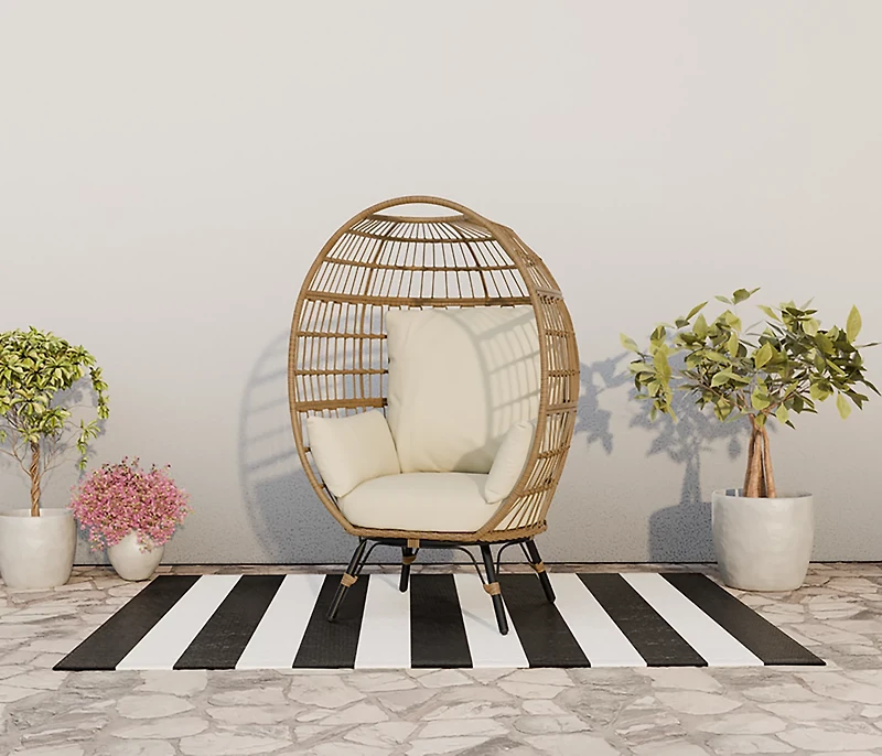 Mosaic Vanderwood Wicker Egg Chair