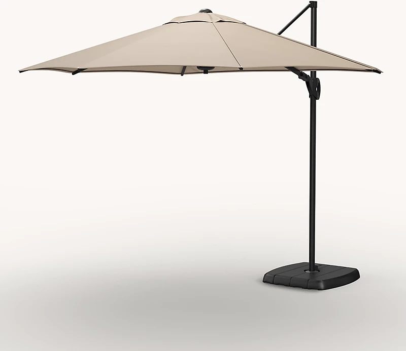 Mosaic Round Patio 10 ft Cantilever Umbrella with EZ Lever