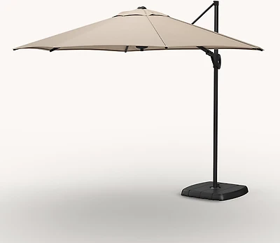Mosaic Round Patio 10 ft Cantilever Umbrella with EZ Lever
