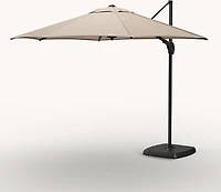Mosaic Round Patio 10 ft Cantilever Umbrella with EZ Lever