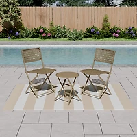 Mosaic Vanderwood 3-Piece Folding Bistro Set