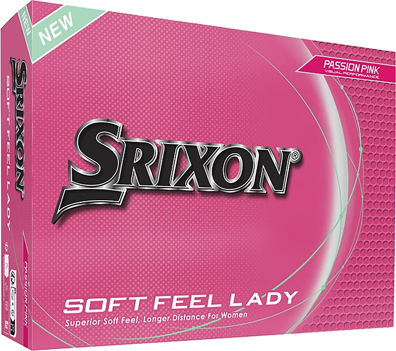 SRIXON Soft Feel Brite Orange Golf Balls 12-Pack