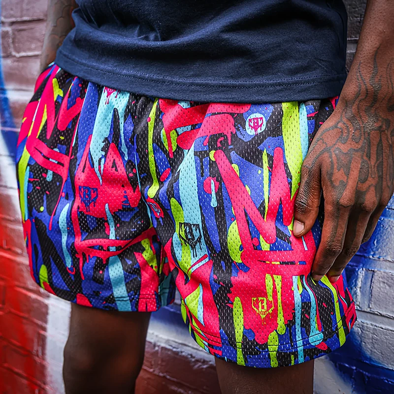 Baseball Lifestyle 101 Adult Graffiti Crown Shorts