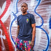 Baseball Lifestyle 101 Adult Graffiti Crown Graphic T-shirt