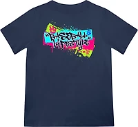 Baseball Lifestyle 101 Youth Graffiti Crown Graphic T-shirt