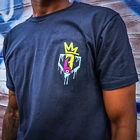 Baseball Lifestyle 101 Youth Graffiti Crown Graphic T-shirt